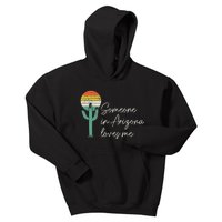 Someone In Arizona Loves Me Retro Cactus Kids Hoodie