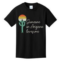 Someone In Arizona Loves Me Retro Cactus Kids T-Shirt