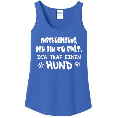 Sorry I Am Too Late I Met A Dog Gift Ladies Essential Tank