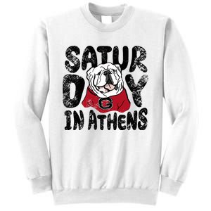 Saturday In Athens Georgia Football Sweatshirt