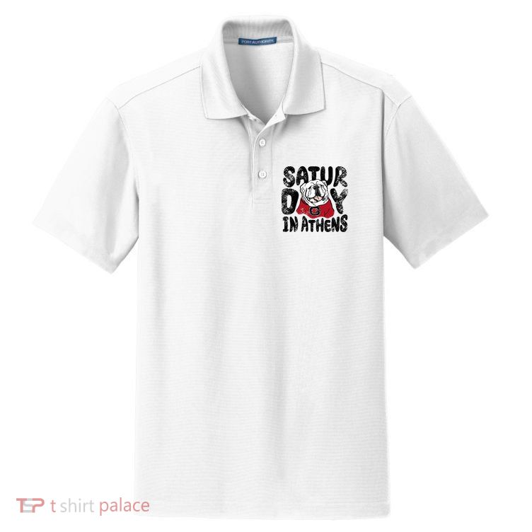 Saturday In Athens Georgia Football Dry Zone Grid Polo