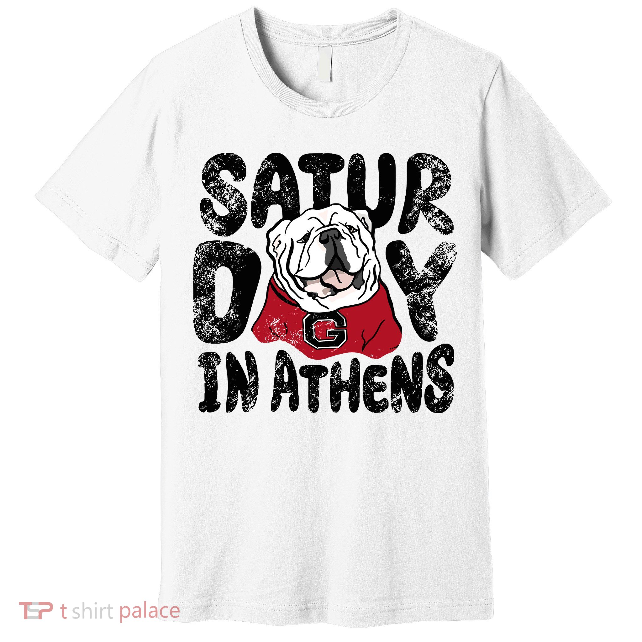 Saturday In Athens Georgia Football Premium T-Shirt
