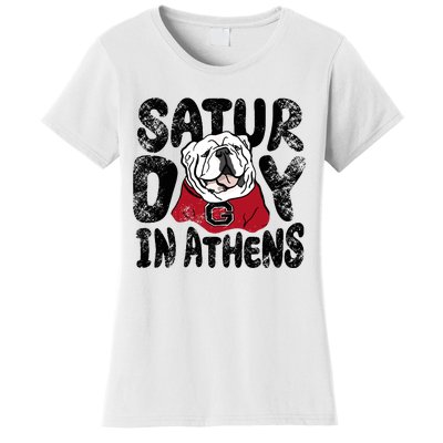 Saturday In Athens Georgia Football Women's T-Shirt