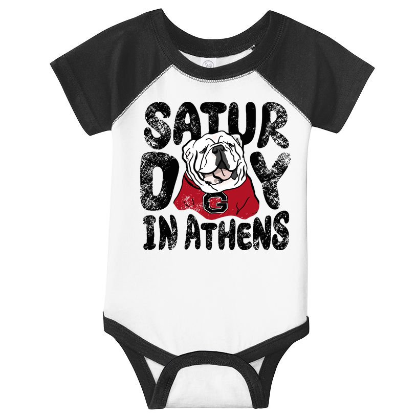 Saturday In Athens Georgia Football Infant Baby Jersey Bodysuit