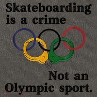 Skateboarding Is A Crime Not An O.lympic Sport Cotton Canvas Backpack