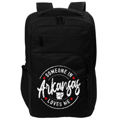 Someone In Arkansas Loves Me Vintage Design Impact Tech Backpack