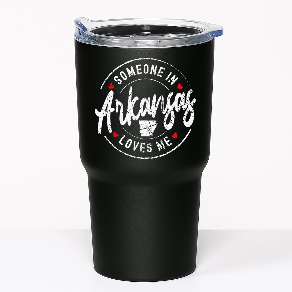 Someone In Arkansas Loves Me Vintage Design Tumbler