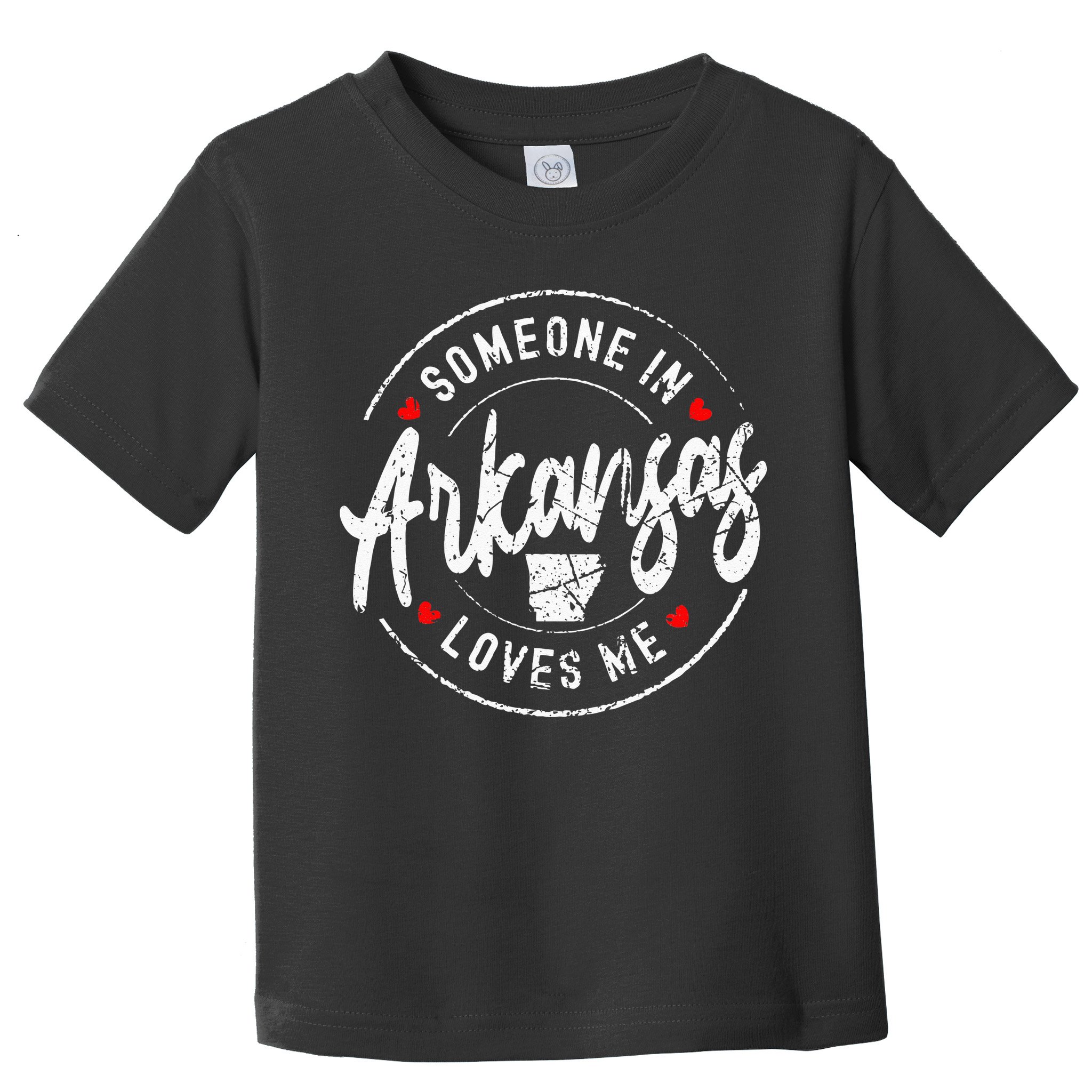 Someone In Arkansas Loves Me Vintage Design Toddler T-Shirt