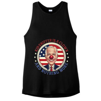 Sniffer Is A Clown And Nothing More Funny Debate Biden Ladies PosiCharge Tri-Blend Wicking Tank