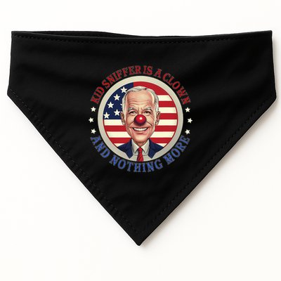 Sniffer Is A Clown And Nothing More Funny Debate Biden USA-Made Doggie Bandana