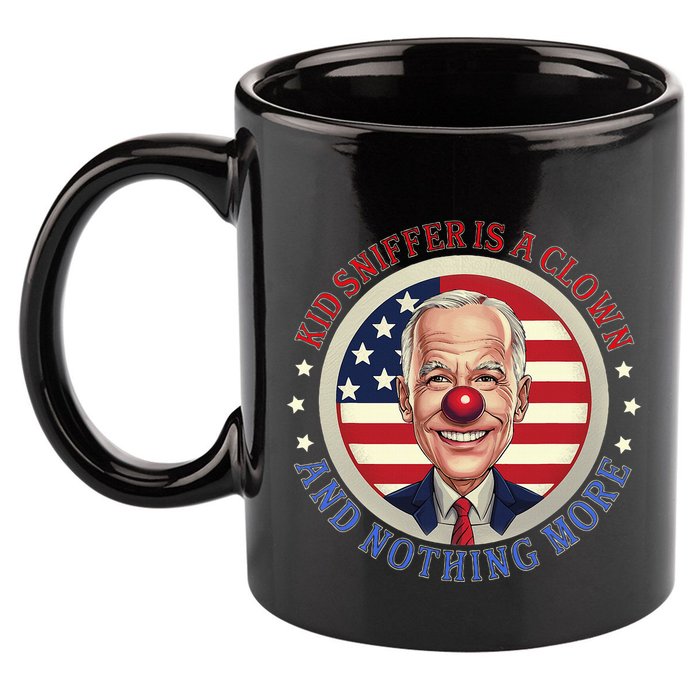 Sniffer Is A Clown And Nothing More Funny Debate Biden 11oz C Handle Ceramic Mug