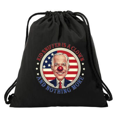 Sniffer Is A Clown And Nothing More Funny Debate Biden Drawstring Bag