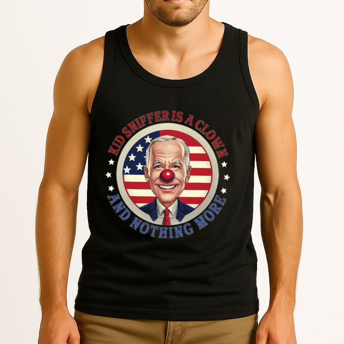 Sniffer Is A Clown And Nothing More Funny Debate Biden Tank Top
