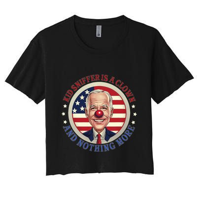 Sniffer Is A Clown And Nothing More Funny Debate Biden Crop Top