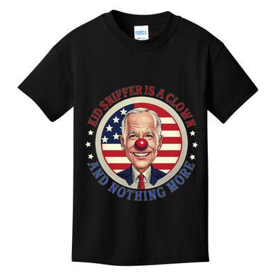 Sniffer Is A Clown And Nothing More Funny Debate Biden Kids T-Shirt