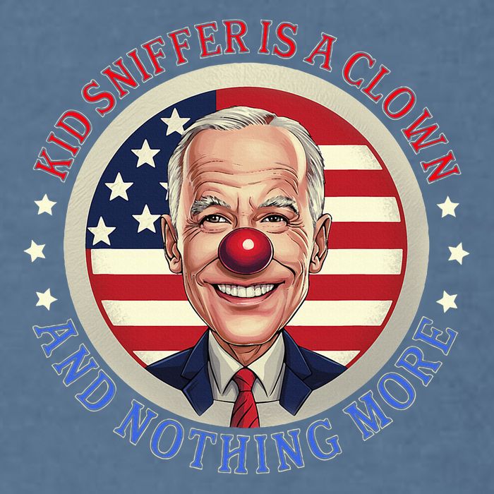 Sniffer Is A Clown And Nothing More Funny Debate Biden Garment-Dyed Sweatshirt