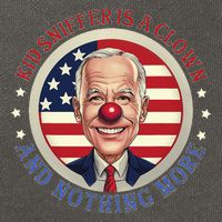 Sniffer Is A Clown And Nothing More Funny Debate Biden Cotton Canvas Backpack