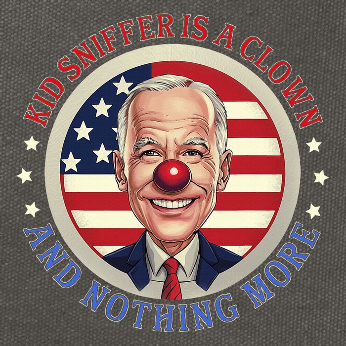 Sniffer Is A Clown And Nothing More Funny Debate Biden Cotton Canvas Backpack