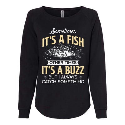 Sometimes ItS A Fish Funny Fishing & Angler Joke Gift Womens California Wash Sweatshirt