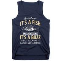 Sometimes ItS A Fish Funny Fishing & Angler Joke Gift Tank Top