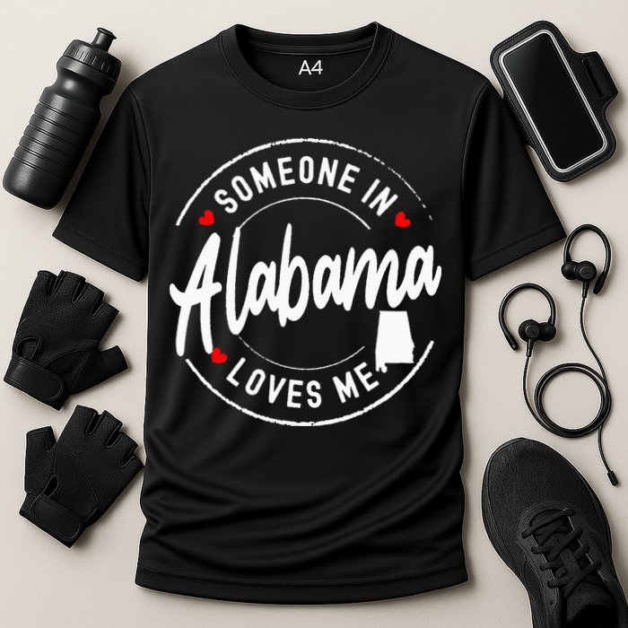 Someone In Alabama Loves Me Cooling Performance Crew T-Shirt