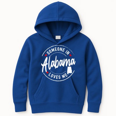Someone In Alabama Loves Me Kids Hoodie