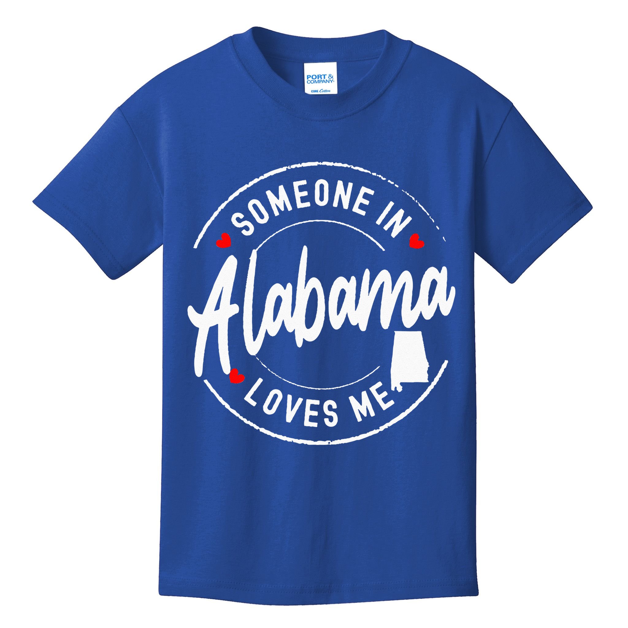 Someone In Alabama Loves Me Kids T-Shirt