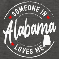 Someone In Alabama Loves Me Vector Backpack