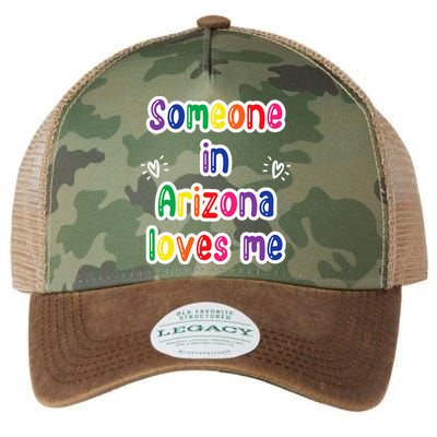 Someone In Arizona Loves Me Legacy Tie Dye Trucker Hat