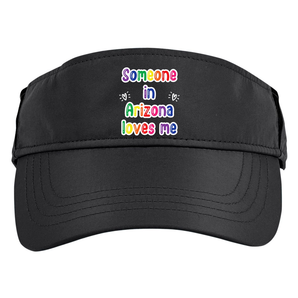 Someone In Arizona Loves Me Adult Drive Performance Visor