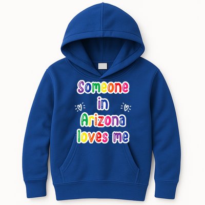 Someone In Arizona Loves Me Kids Hoodie