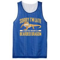 Sorry I Am Late I Have Seen A Baerded Dragon Gift Mesh Reversible Basketball Jersey Tank