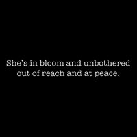 She’S In Bloom And Unbothered Out Of Reach And At Peace Cooling Performance Crew T-Shirt