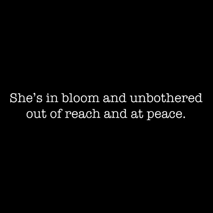 She’S In Bloom And Unbothered Out Of Reach And At Peace Cooling Performance Crew T-Shirt