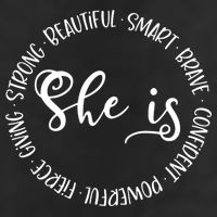 She Is Beautiful Smart Brave Confident Powerful Strong Meaningful Gift 11oz C Handle Ceramic Mug