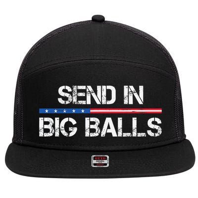 Send In Big Balls Doge D.O.G.E 7 Panel Mesh Trucker Snapback Hat