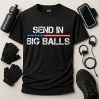 Send In Big Balls Doge D.O.G.E Cooling Performance Crew T-Shirt