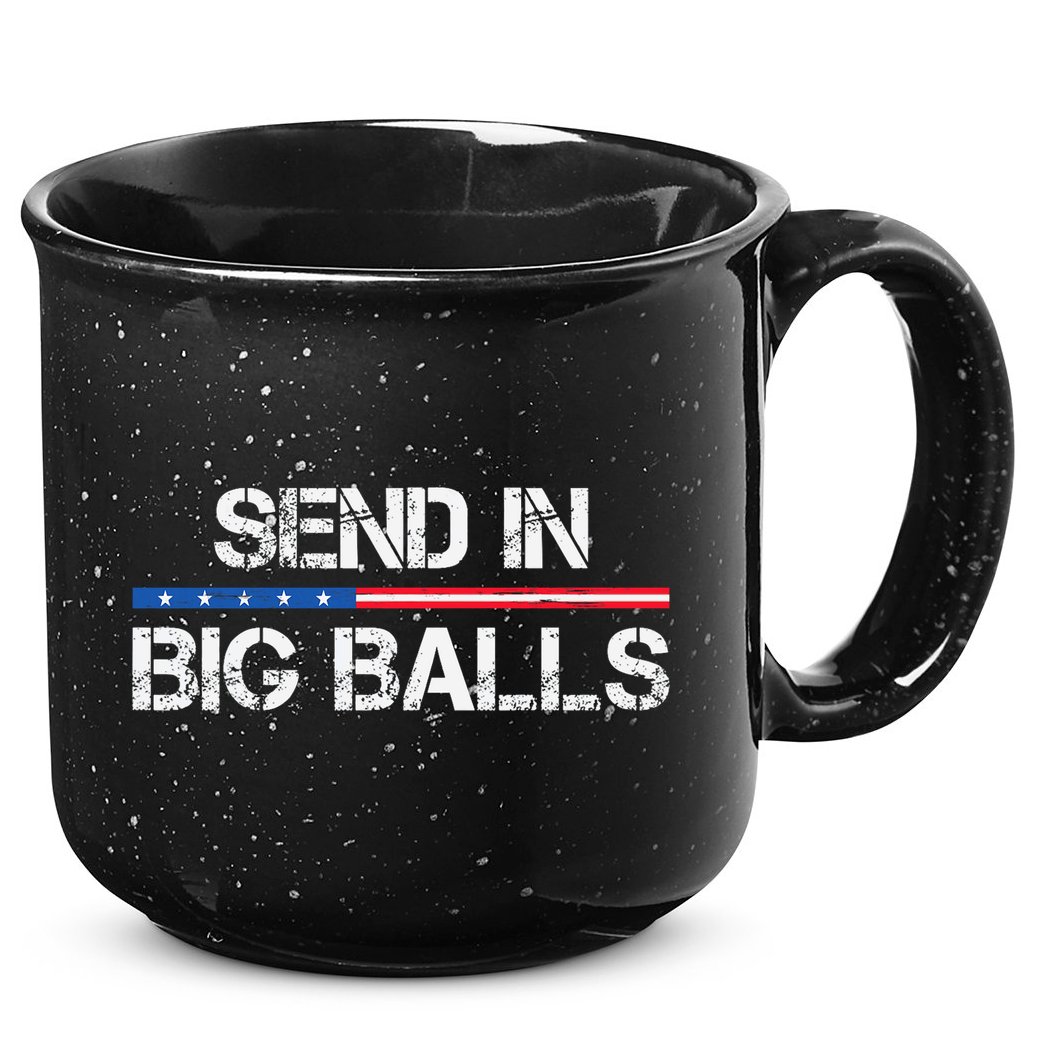 Send In Big Balls Doge D.O.G.E 15oz Campfire Ceramic Mug