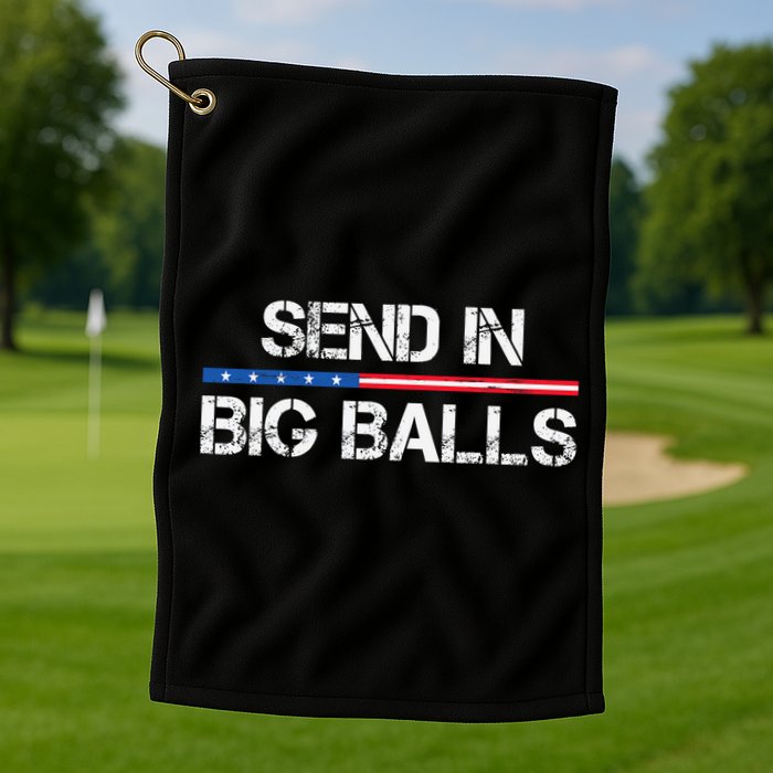 Send In Big Balls Doge D.O.G.E Golf Towel