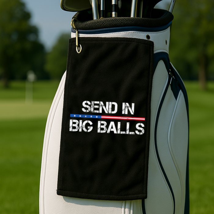 Send In Big Balls Doge D.O.G.E Golf Towel