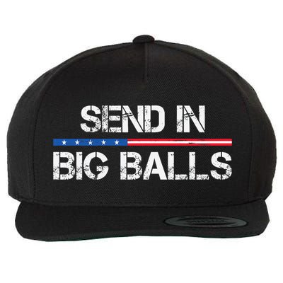Send In Big Balls Doge D.O.G.E Wool Snapback Cap