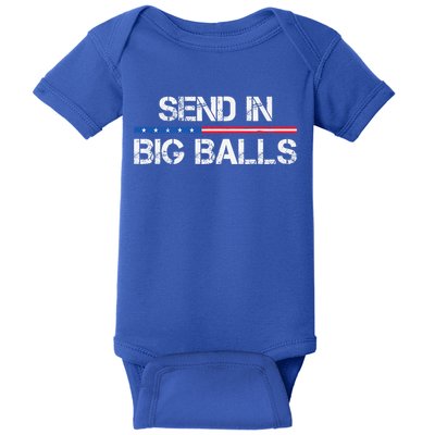 Send In Big Balls Doge D.O.G.E Baby Bodysuit