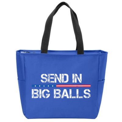 Send In Big Balls Doge D.O.G.E Zip Tote Bag