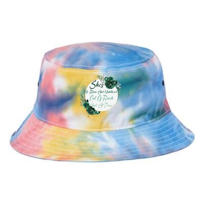 She’S In Bloom And Unbothered Out Of Reach And At Peace Tie Dye Newport Bucket Hat