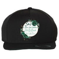 She’S In Bloom And Unbothered Out Of Reach And At Peace Wool Snapback Cap