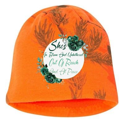 She’S In Bloom And Unbothered Out Of Reach And At Peace Kati - Camo Knit Beanie