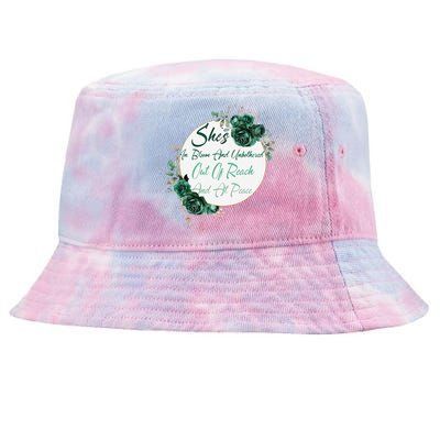 She’S In Bloom And Unbothered Out Of Reach And At Peace Tie-Dyed Bucket Hat