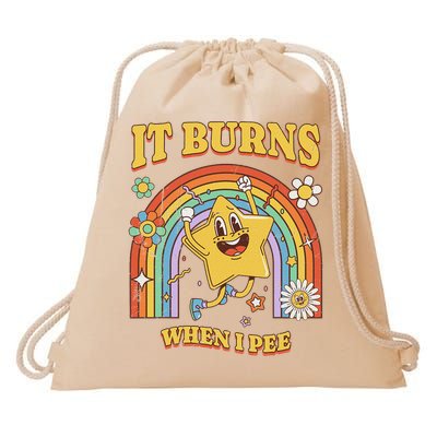  Saying It Burns When I Pee Drawstring Bag