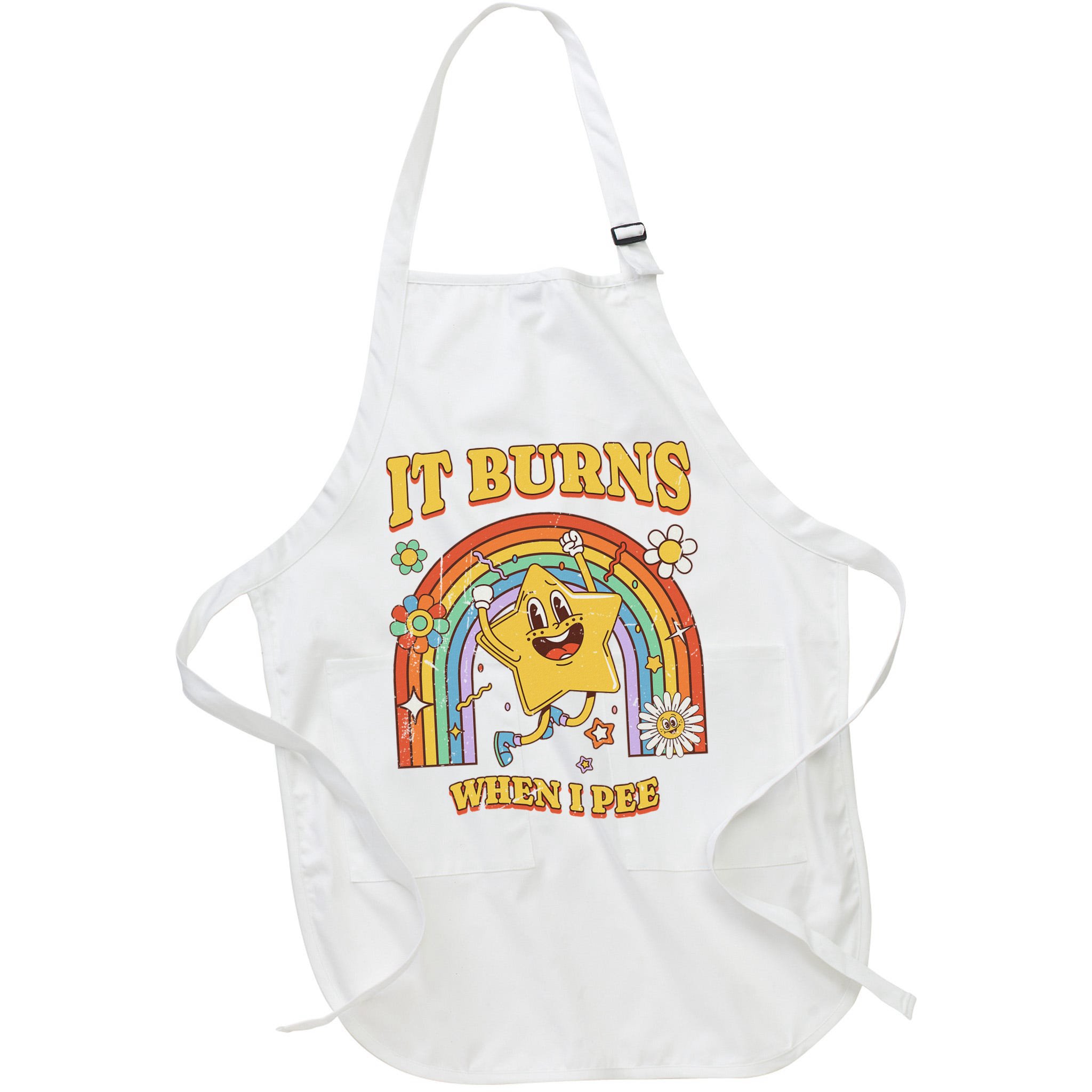  Saying It Burns When I Pee Apron