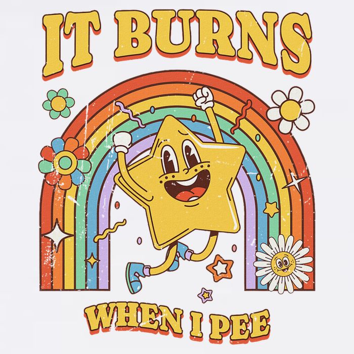  Saying It Burns When I Pee 15oz Campfire Ceramic Mug